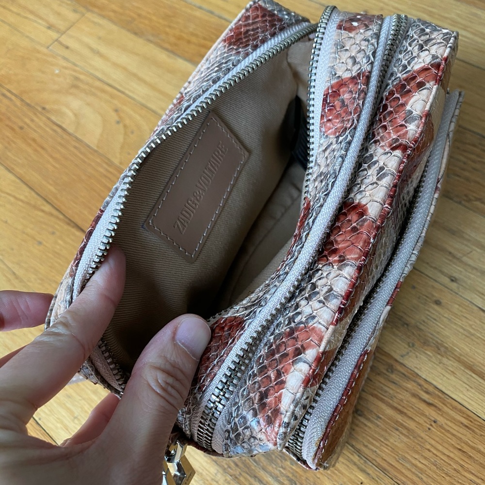 Zadie & Voltaire Python Camera Bag - image 5